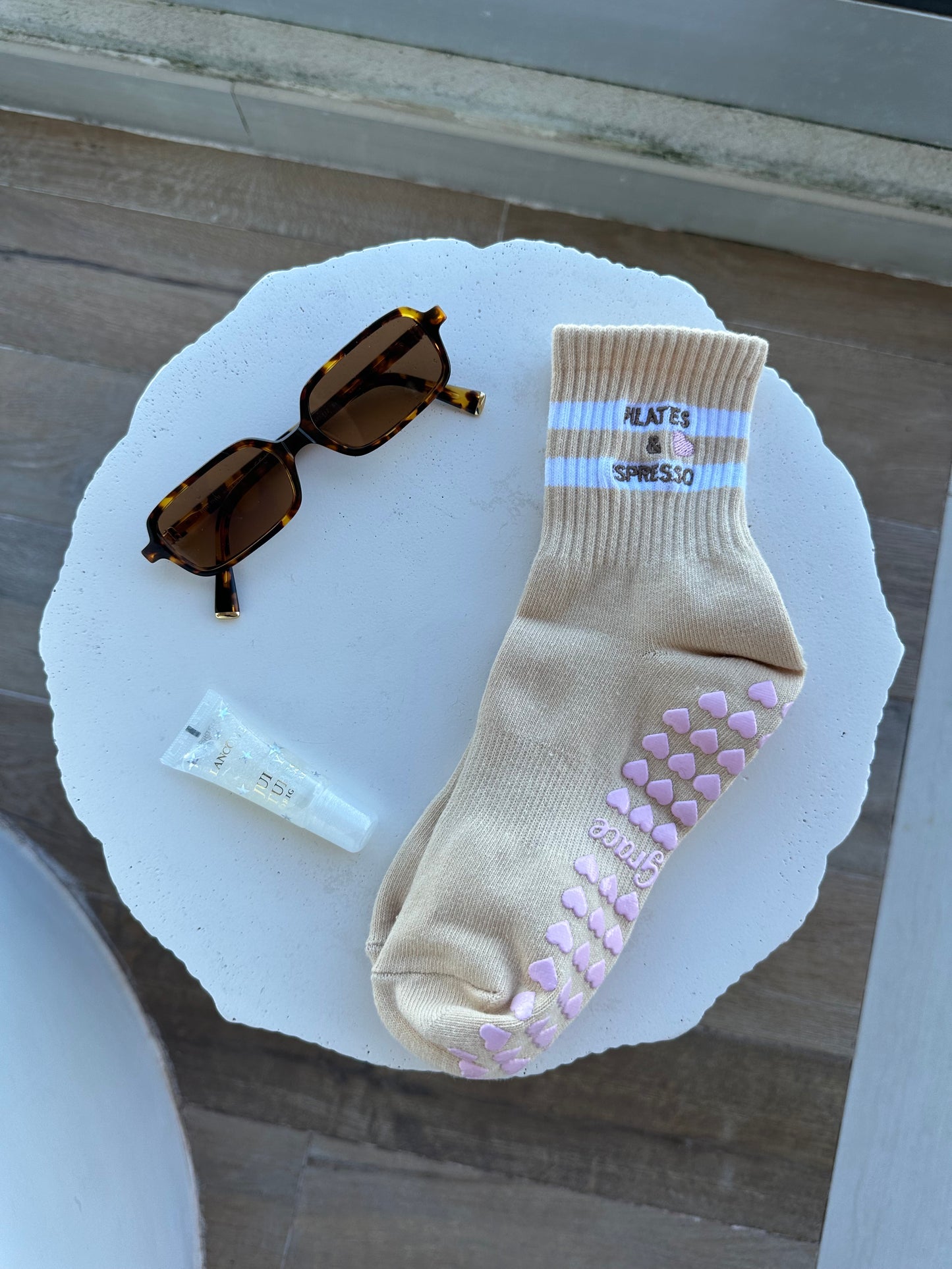 PILATES & ESPRESSO grip sock