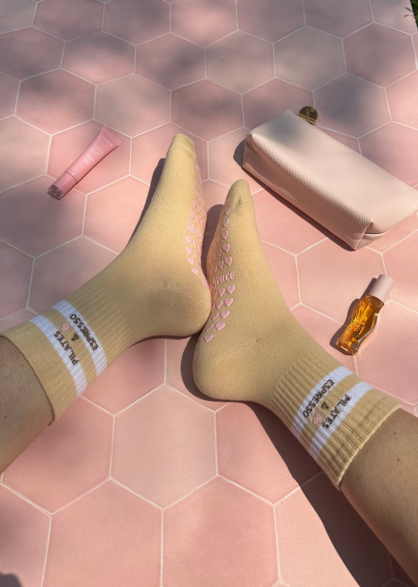 PILATES & ESPRESSO grip sock