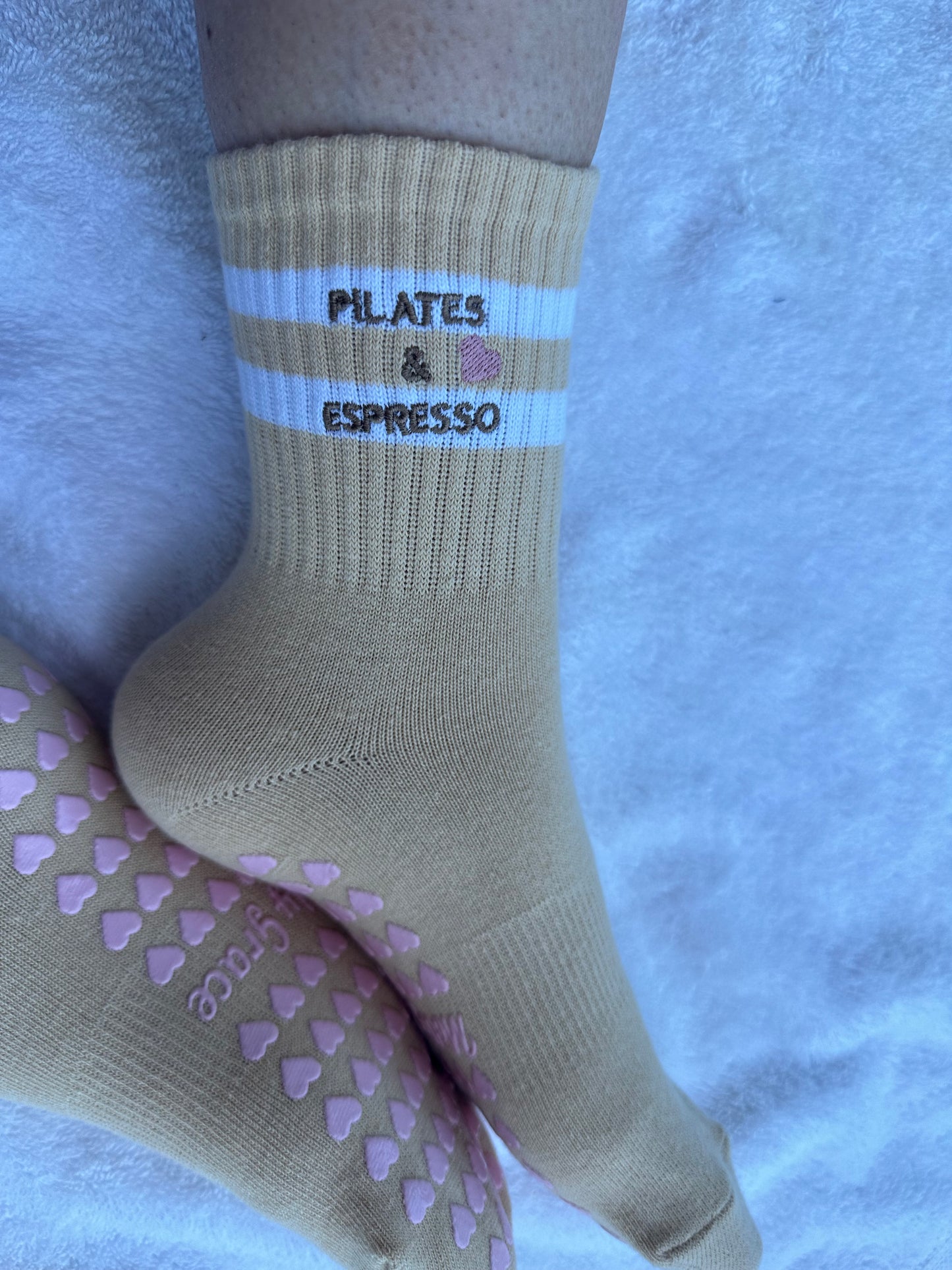 PILATES & ESPRESSO grip sock