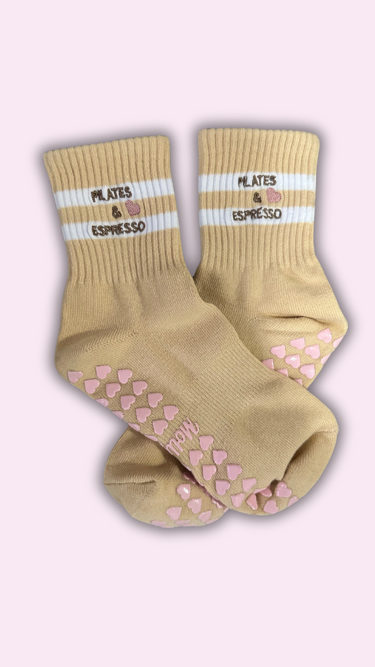 PILATES & ESPRESSO grip sock