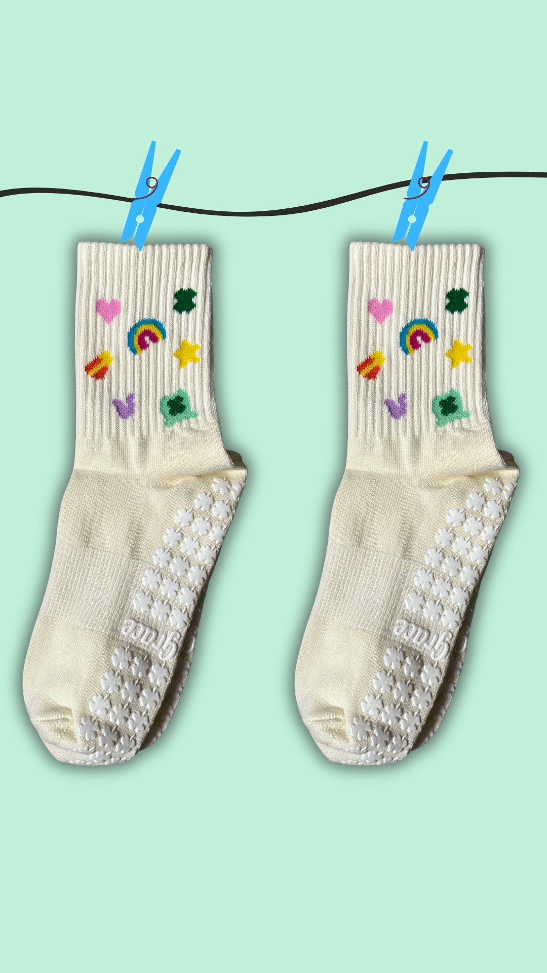 IN MY LUCKY ERA grip sock